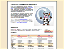 Tablet Screenshot of cows.connectionsonline.net